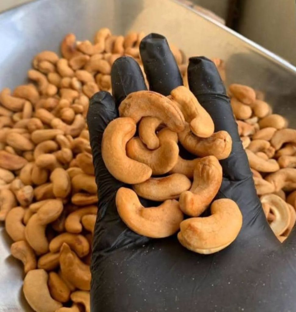 Salted Cashew Nuts 250g Pack. From Tanzania